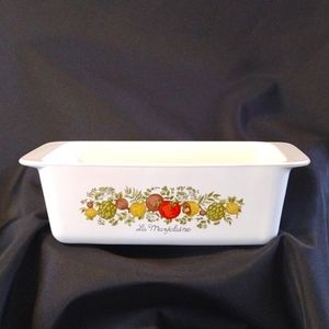 Vintage Corning Ware Spice of Life pattern loaf pan